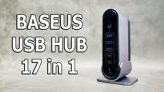 ДОК-СТАНЦИЯ РУЛИТ 🔥 17 ДЕВАЙСОВ НА ОДИН ВХОД 👍 Baseus USB C HUB Type C to Multi HDMI USB 3,0 17/1