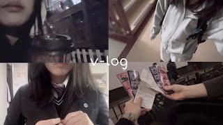 [vlog] 엄~~청 밀려 버린 브이로그 제출 | 겨울방학•개학 브이로그 | 도서관 공부 | 서점 | 만화카페 | 영화관 | 첫 고등학교 등교