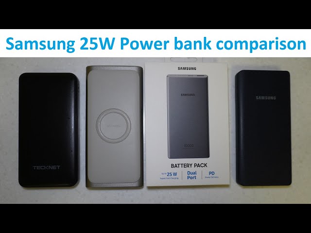 Samsung Batterie Externe Charge Ultra Rapide 25W Power Bank 20'000 mAh EB-  P5300