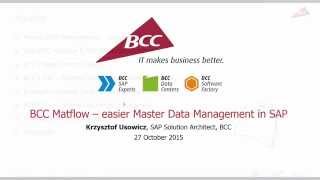 All for One Matflow for easier Master Data Management in SAP