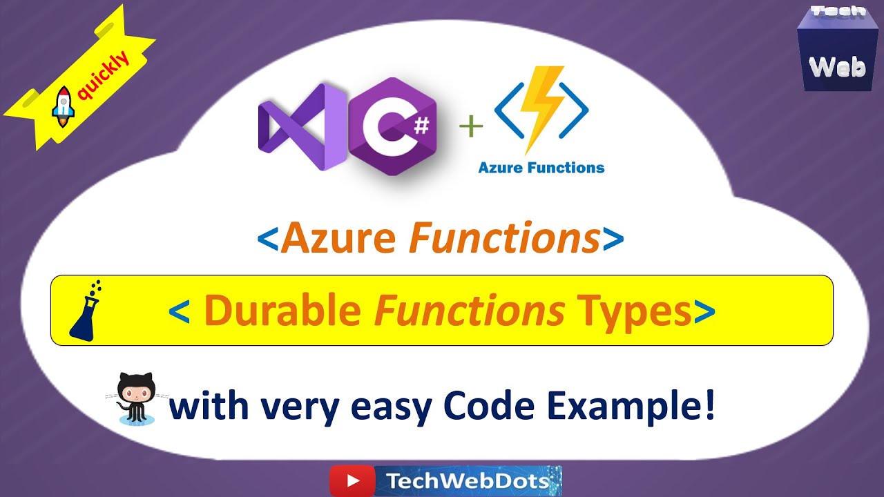 Azure Functions | Durable Functions Types | C# - YouTube