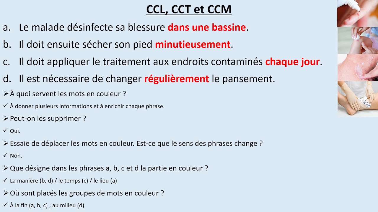 Les compléments circonstanciels (CCL), (CCT) et (CCM) - YouTube