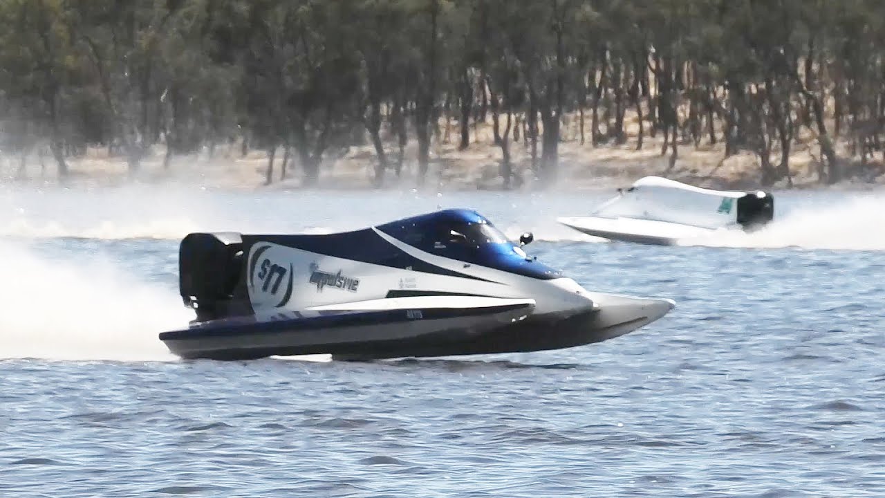 Unlimited Outboard Boat Racing Lake Eppalock Victorian Speed Boat
