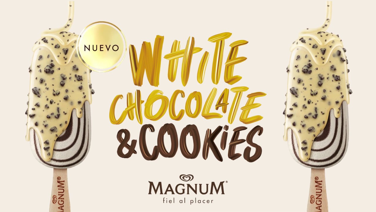 Magnum white chocolate & cookies