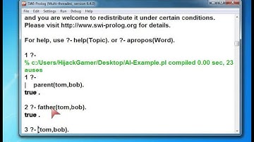 SWI-ProLog Family Example