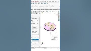 Curve driven pattern in solidworks #cadmonkeys #shortsfeed #shorts #viralreels #solidworks #like