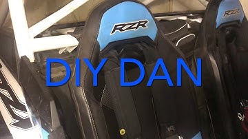 PASS THROUGH SEAT INSERT/BEZEL INSTALLATION FOR 4 POINT HARNESSES ON 2020 RZR TURBO S FACTORY SEATS