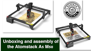 Unboxing and assembly of the AtomStack A5 M50 Laser