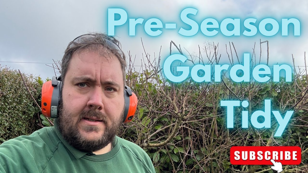 Уборка сада для нового клиента.