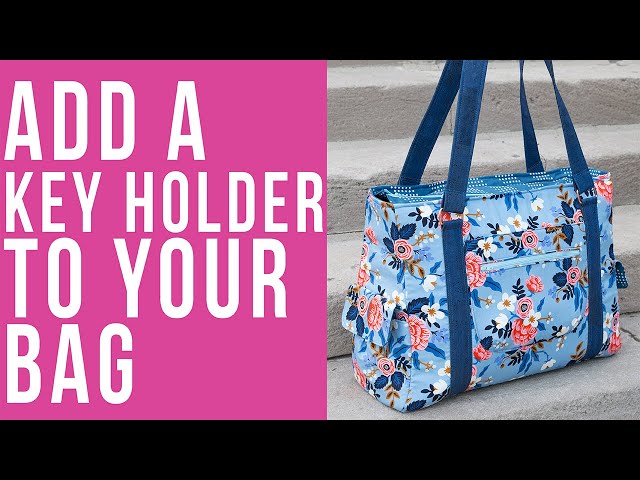 Add a Hook for Keys to the Handbag Organizer 