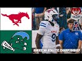 American athletic championship smu mustangs vs tulane green wave  full game highlights