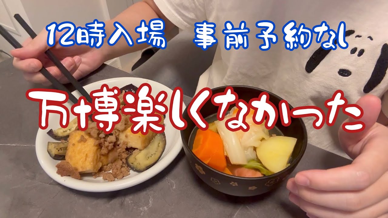 彼氏と大阪万博に行ったら地獄の空気すぎて即帰宅した