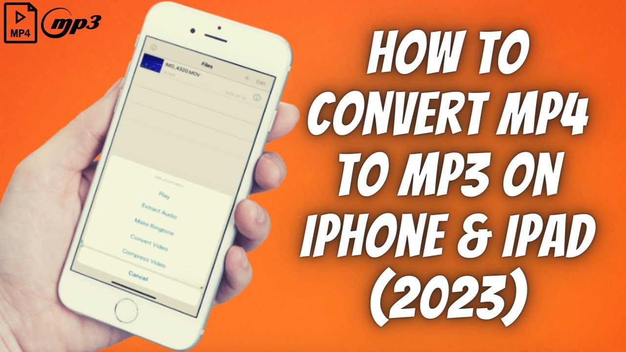 convert mp4 to mp3 video