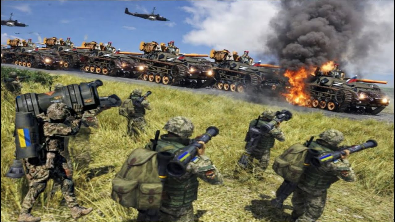 Today! January 25: Heroic action, Ukrainian intelligence, ambushes a convoy of 8,000 Russian tanks.