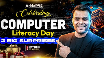 Adda247 Celebrating | Computer Literacy Day | By Vivek Sir