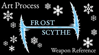 Ice Scythe Reference (Ice Image Brushes) Art Process!