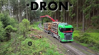 *Holbra DRON* Scania in nice forest