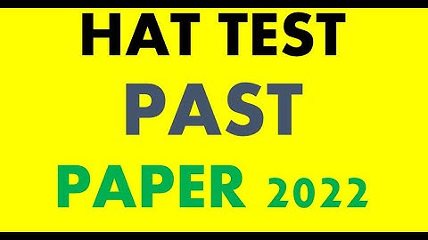 HEC  HAT Past paper 2022- HEC HAT test preparation