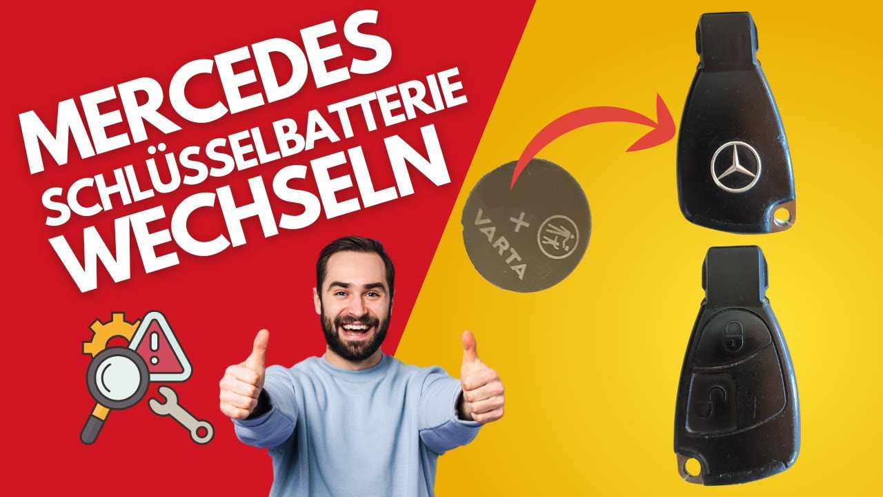 Faszinierend Batteriewechsel Autoschlussel Mercedes Ebenbild