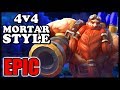 Grubby | "4v4 Mortar Style" | Warcraft 3 TFT | Sanctuary