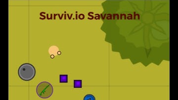 Surviv.io savannah mode gameplay