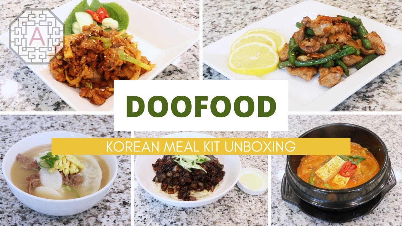 Wow, we can order Korean meal kits in America!! (  )   Aeri