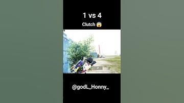 😱 1v4 Clutch Back To Back #clutch #bgmi #bgmishorts #pubgmobile #ytshorts #godlike