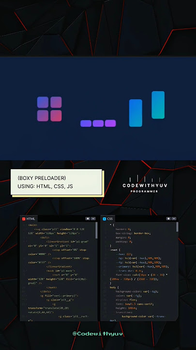 Source code in bio! #codewithyuv #shorts #html
