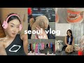 KOREA VLOG | tooth gems &amp; new piercings, gangnam dog cafes, shopping &amp; more food