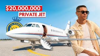 Inside Cristiano Ronaldo’s $20,000,000 Private Jet