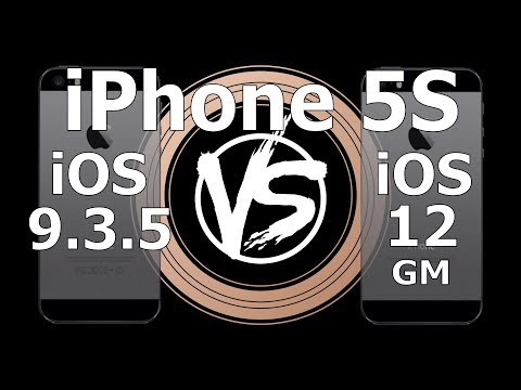 Speed Test : iPhone 5S - iOS 9.3.5 vs iOS 12 GM Build 16A366