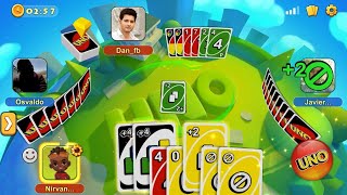 Uno Mobile Game Play 2vs2 | 2 Draw 4 | 2 Wild Cards Fun Game Play screenshot 4