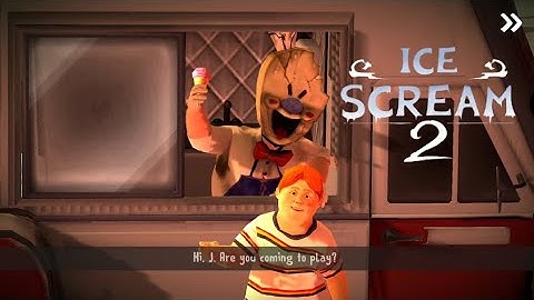 Ice Scream 2 Improved Update; Full Gameplay 