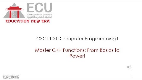 Master C++ Functions: From Basics to Power! (Arabic)