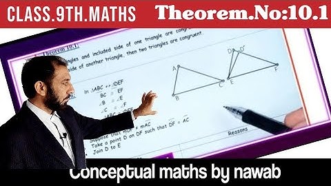 Theorem 10.1||Class 9th.maths||Kp. Federal and Panjab Board|| If two angels and included side......