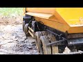 Build Construction Site Processing With Strongly RC Dump Truck On New Road Project