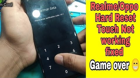 Realme Hard Reset Touch Not Working Easily Fixed ! Android 14/15