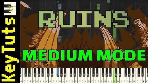 Learn to Play Ruins from Undertale - Medium Mode