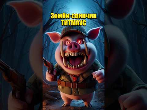 Зомби-свинчик в нейросети 🐷 #chatgpt #нейросеть #dalle3 #ии #ai #юмор #котик ТИТМАУС