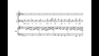 Cantique de Jean Racine (G. Fauré) Score Animation chords