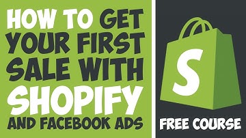 How to Make your First Sale with Shopify and Facebook Ads - Ezra Firestone