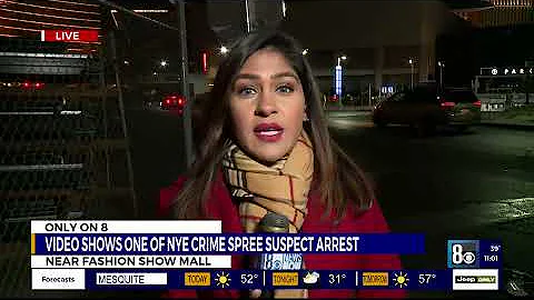 EXCLUSIVE: Video shows arrest of suspect in parkin...