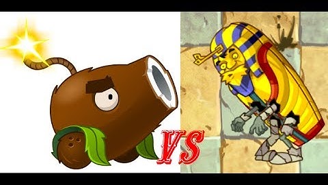 Pyramid of Doom Level 07 Coconut canon vs Pharaoh Zombies Part 2 PvZ2 Endless Zone