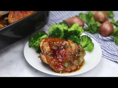 Baked Chicken with Caramelized Shallots