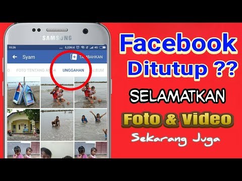 Cara  Download Semua Foto & Video Yang Pernah Di Unggah Ke Facebook