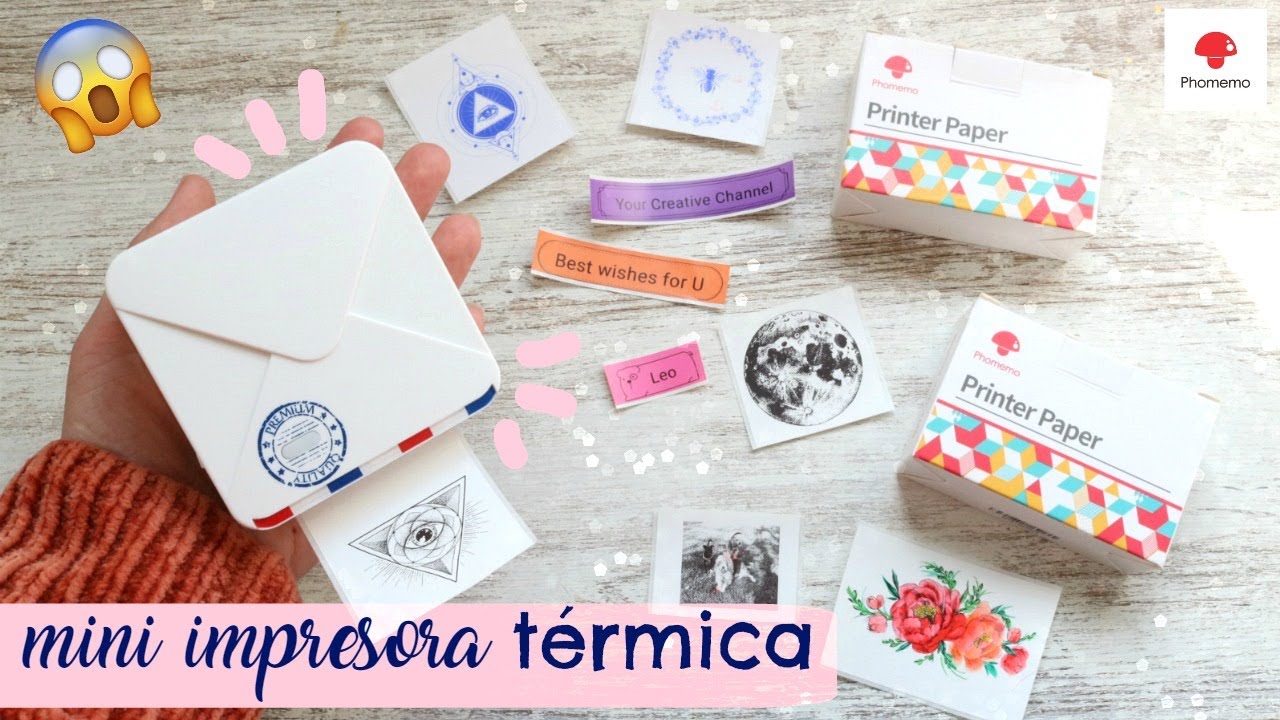 ➡️IMPRESORA TÉRMICA PHOMEMO M02S⬅️| UNBOXING Y REVIEW😱 - YouTube