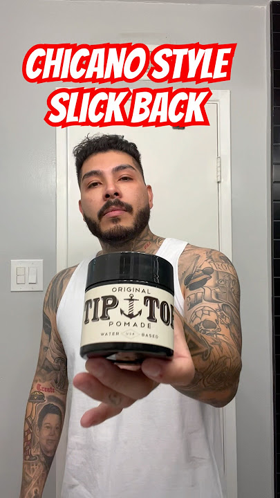 Chicano Slick Back (Hair Tutorial) #Shorts #Chicano #Pomade