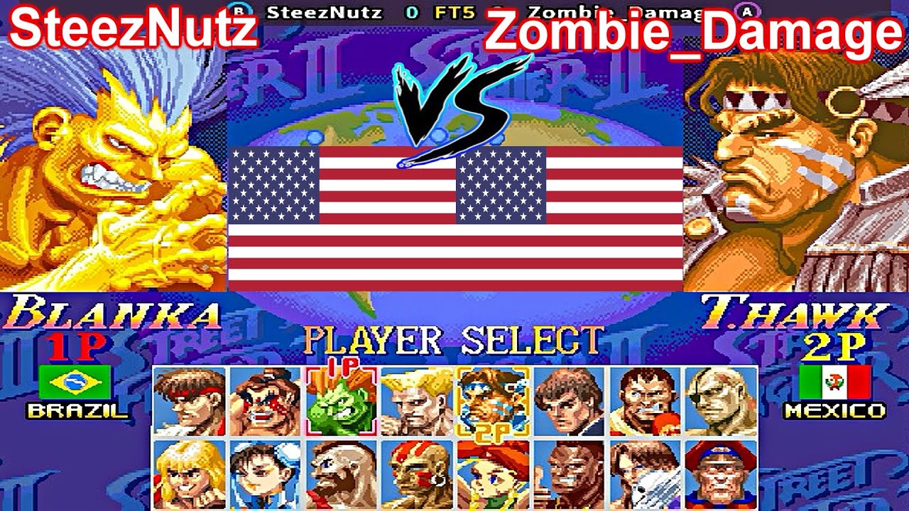 Super Street Fighter II X: Grand Master Challenge - SteezNutz vs Zombie_Damage FT5