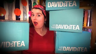 DAVIDsTEA Haul & Tea reviews ☕😊 On a 2/22/22  2sDay (Tuesday)