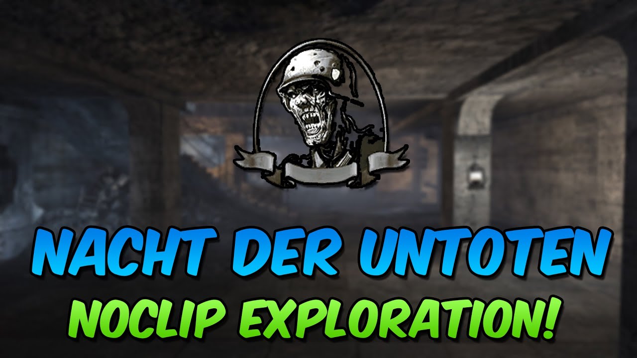 Exploring "Nacht Der Untoten" - World At War Noclip Exploration